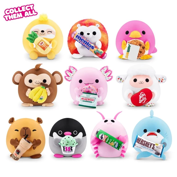 Giochi Preziosi Snackles Aburcubur 20 cm Peluş S2 5UA04000 SANDY - 3