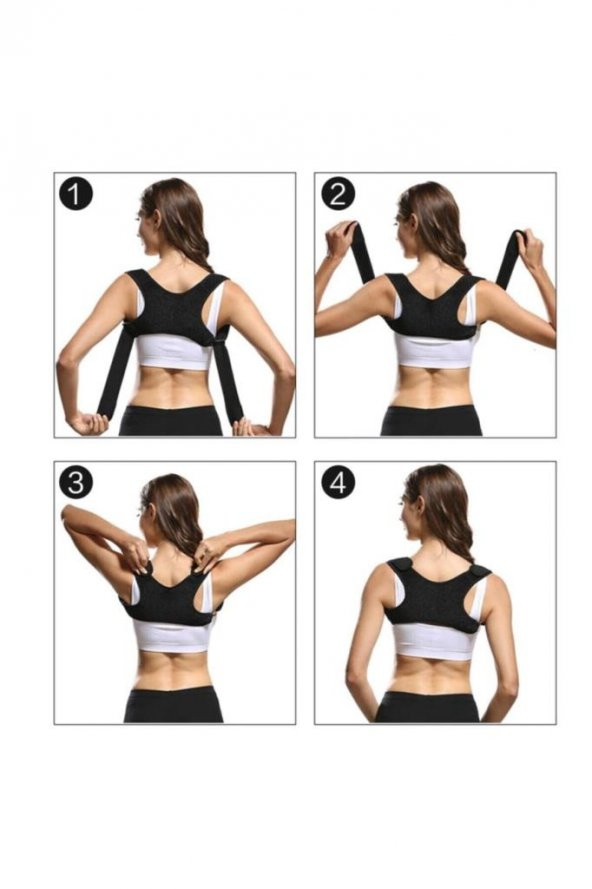 Dik Duruş Korsesi Spor Outdoor Yoga Fitness Kamp Rahat Korse - Resim 3