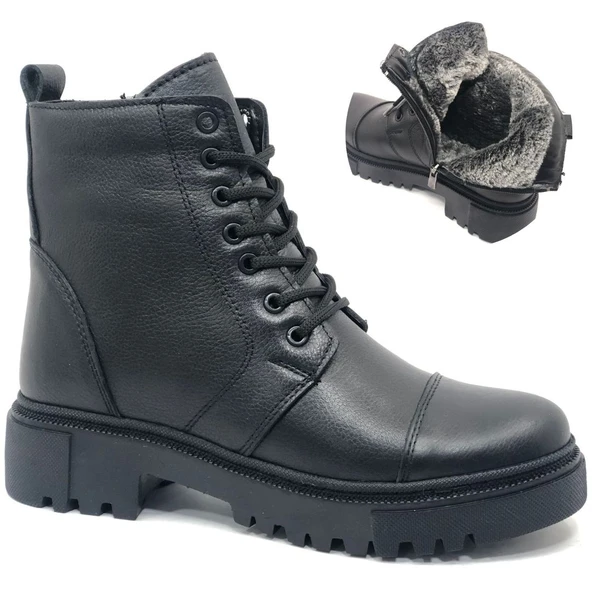 Kocamanlar 4290 Hakiki Deri Postal Kadın Bot ürün görseli 1