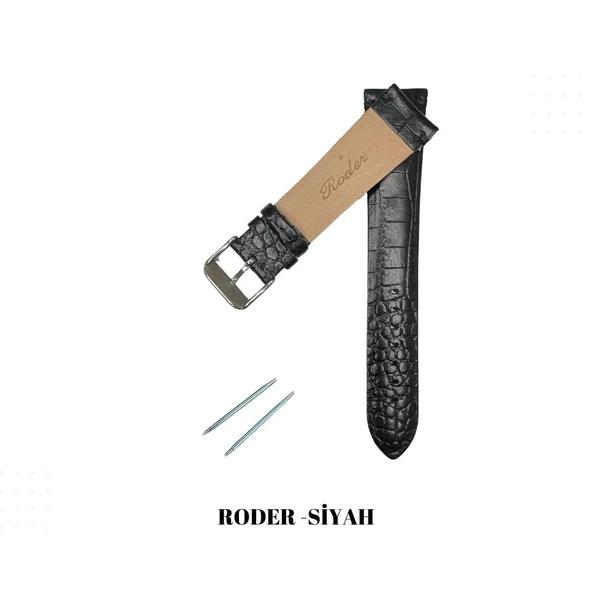 R4174 RODER DERİ KAYIŞ - SİYAH - 2