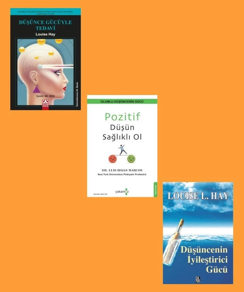 Düşüncenin İyileştirici Gücü + Düşünce Gücüyle Tedavi + Pozitif Düşün Sağlıklı Ol  (3Kitap)