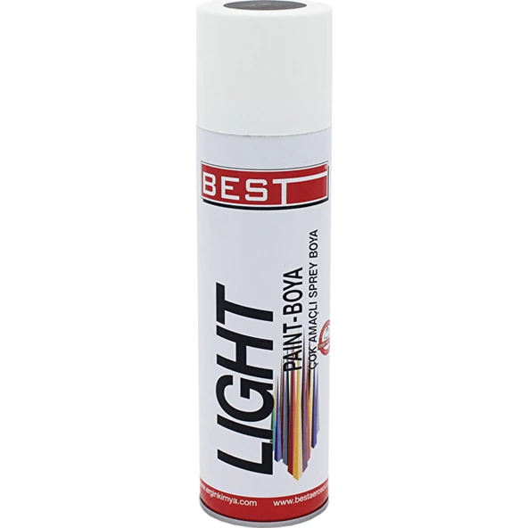 BEST LİGHT SPREY BOYA MAT SİYAH 250ml.