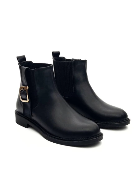 Potinonline K827 Kadın Tokalı Lastikli Chelsea Bot - 2