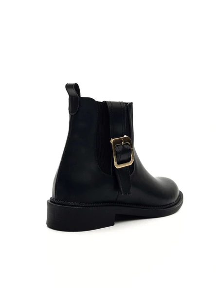 Potinonline K827 Kadın Tokalı Lastikli Chelsea Bot - 3