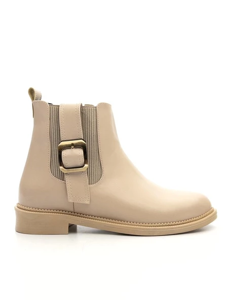 Potinonline K827 Kadın Tokalı Lastikli Chelsea Bot - 5