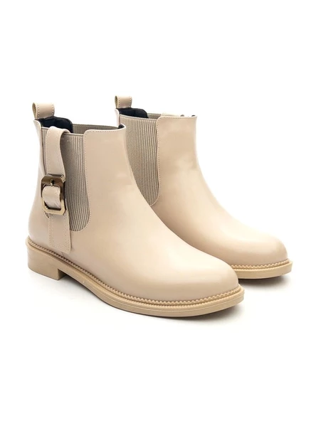 Potinonline K827 Kadın Tokalı Lastikli Chelsea Bot - 6