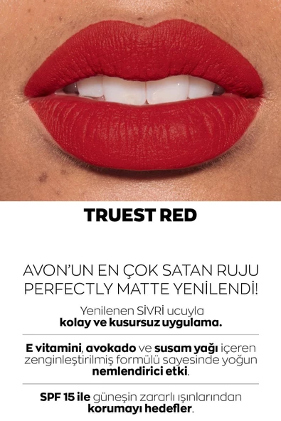 Ultra Mat Ruj Truest Red ve Glimmerstick Dudak Kalemi Ruby Shock Paketi - Resim 3