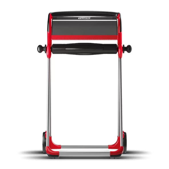 Tork Dıştan Çekmeli Havlu Dispenseri Seyyar Ayaklı Kırmızı-Siyah (652008)