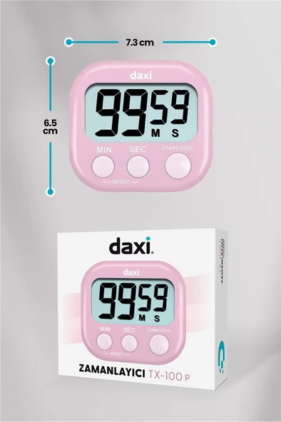 Daxi TX-100 Pembe Kronometre - 2