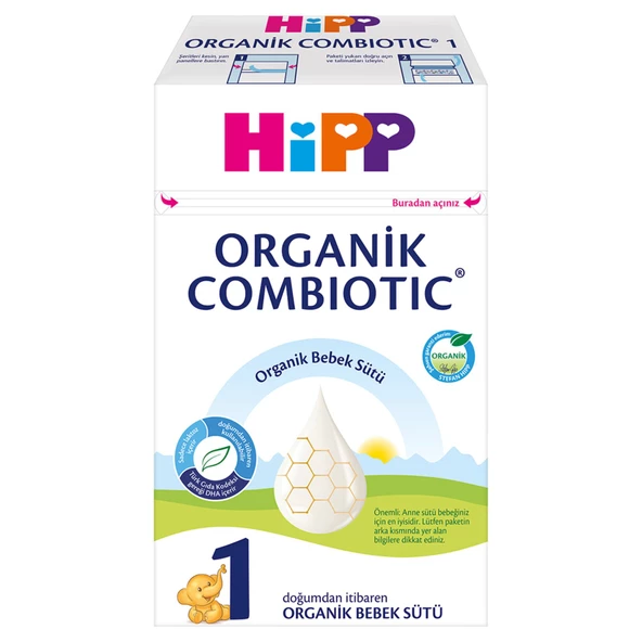 Hipp 1 Organik Combiotic Bebek Sütü 600 Gr 4 Adet