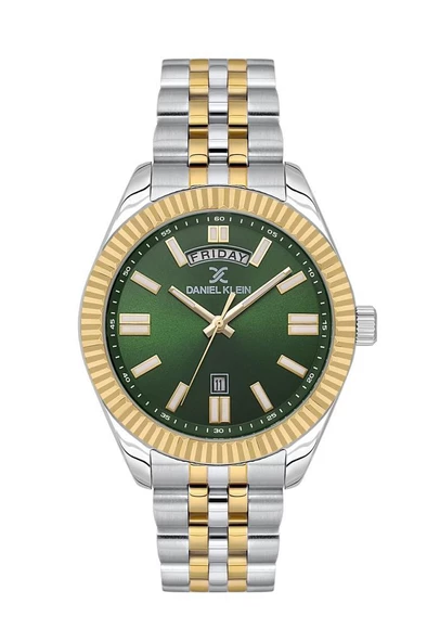 DANIEL KLEIN DK102-DKE.1.10749-6 YEŞİL KADRAN ALTIN KAPLAMA ERKEK KOL SAATİ