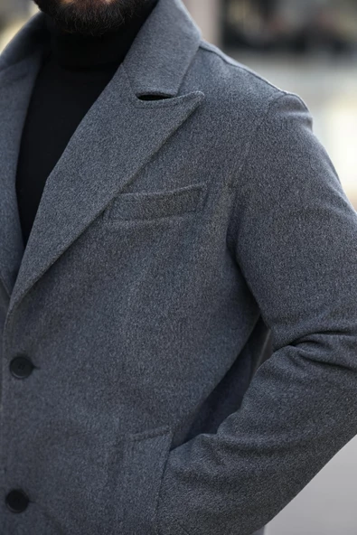 ERKEK KIŞLIK UZUN KAŞE KABAN - 7