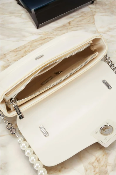 Levidor Özel Renk El Ve Kol Çantası Olarak Tasarlanmış Suni Deri Bayan Omuz Çantası LEVDR.7363930234KRM - Resim 5