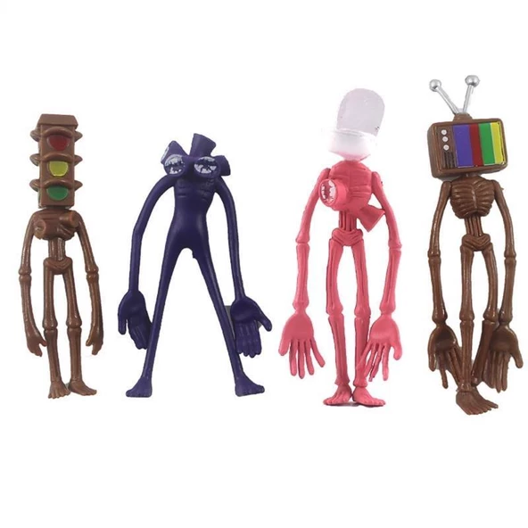 Siren Kafa 8 adet 10-12 cm figur set - 4