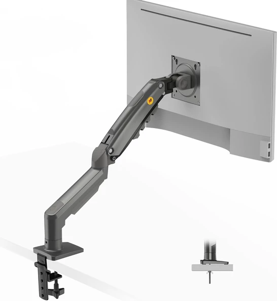 Nb North Bayou NB F80 17"-30" Amortisörlü 2-9 kg Monitör Standı 2024 Gray Edition - 3