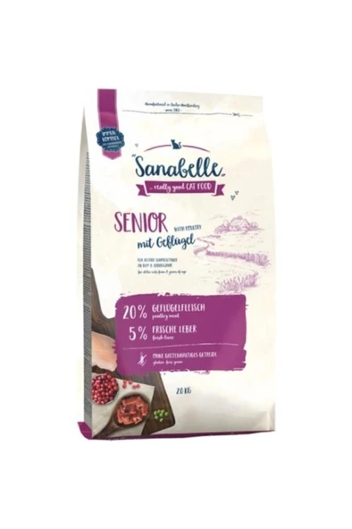 Sanabelle Kümes Hayvanlı Yaşlı Senior Kedi Maması 2 kg