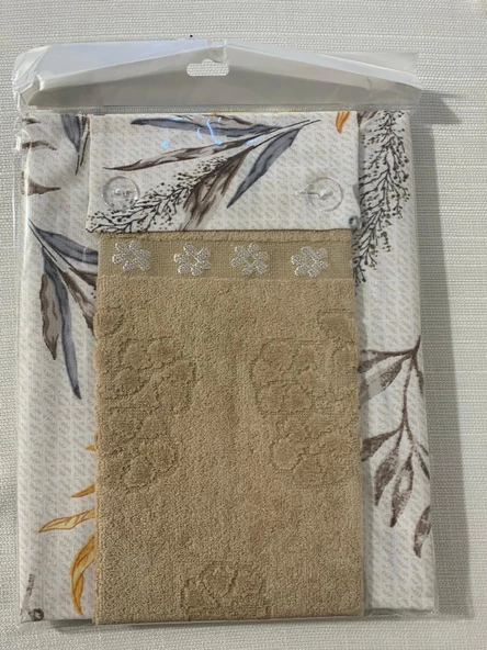 NİVEMESHOME YEŞİL KADİFE HAVLULU MUTFAK ÖNLÜĞÜ - 6