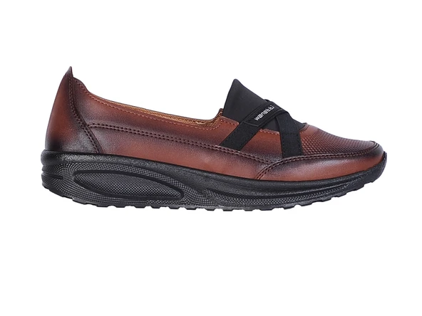 Wanetti 312 Kahve Kadın Babet Ayakkabı - 2