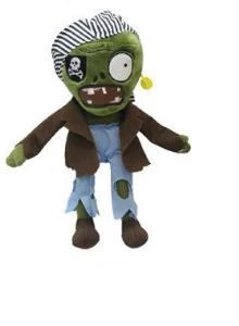 Plants And Zombie Peluş Oyuncak 30CM Yırtık Elbiseli Korsan Zombi