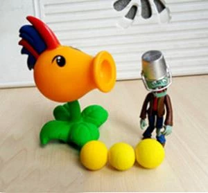 Plants And Zombies Zombi Ve Bitkiler + figür + toplar - 2
