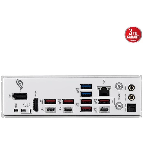 ASUS ROG STRIX Z890-A GAMING WIFI-7 DDR5 HDMI-DP TYPEC RGB PCIE 5.0 1851p ATX - Resim 4