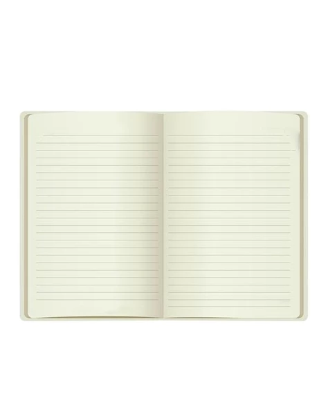 Victorias Sert Kapaklı Çizgili Bloknot No:22 - 2