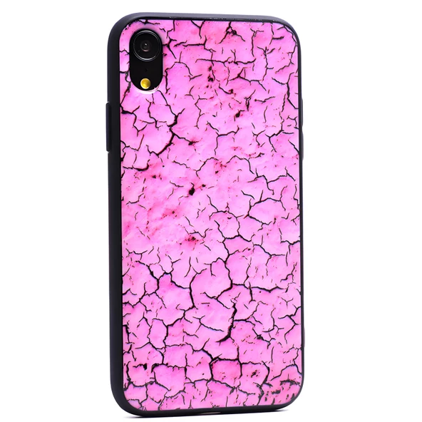 iPhone XR Mermer Desenli Pane Kılıf - Resim 4