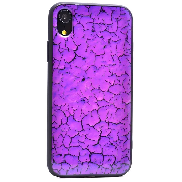 iPhone XR Mermer Desenli Pane Kılıf - Resim 6