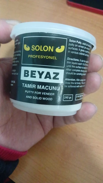 Çok Amaçlı Ahşap Parke Masa Sehpa Çizik Çok Amaçlı Tamir Dolgu Macunu Beyaz 240 Gr - 5