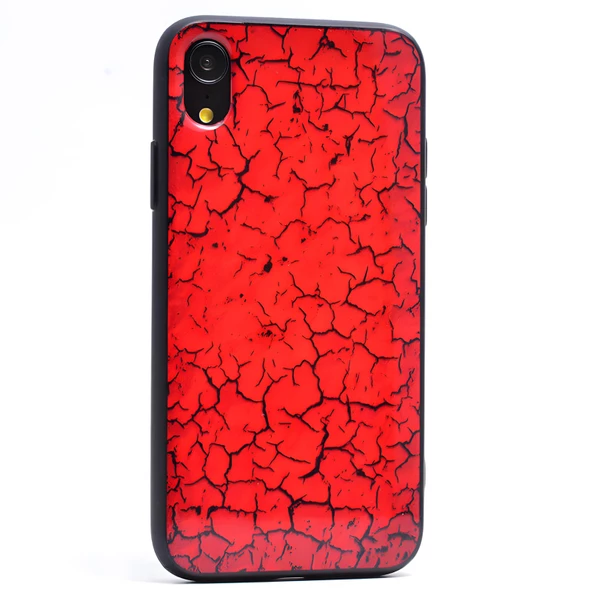 iPhone XR Mermer Desenli Pane Kılıf - Resim 3
