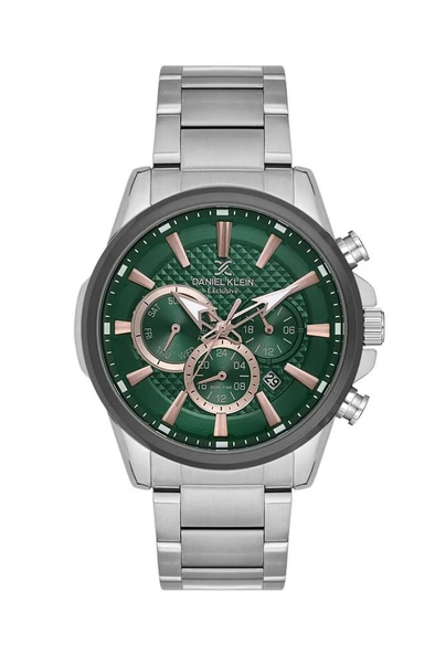 DANIEL KLEIN DK.3.10012-5 YEŞİL KADRAN METAL ERKEK KOL SAATİ