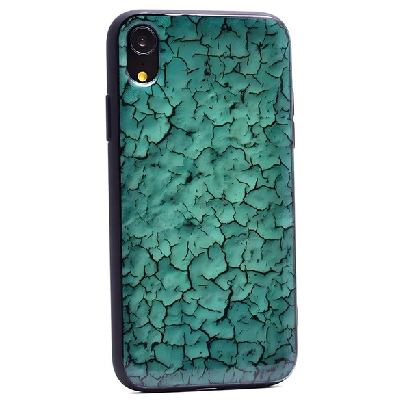 iPhone XR Mermer Desenli Pane Kılıf - Resim 7