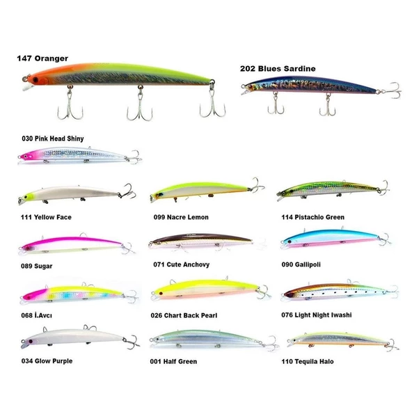 Fujin Volt VL125S 14gr 12.5cm Slow Sinking Maket Balık  147 Oranger ürün görseli 1