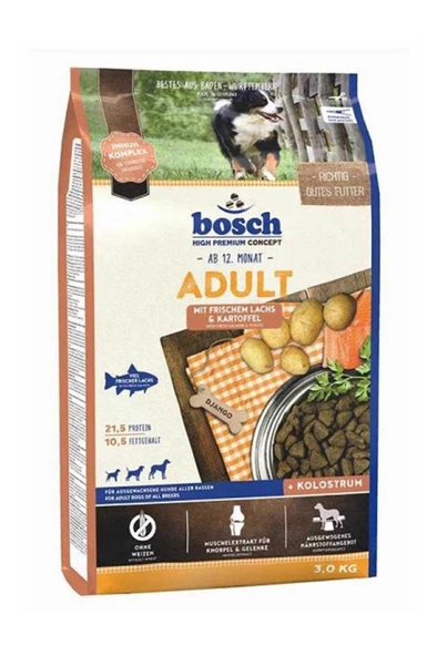 Bosch Bosch Somon Balıklı Yetişkin Köpek Maması 3 kg