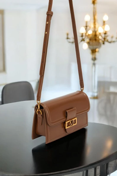 Levidor Özel Renk El Ve Kol Çantası Olarak Tasarlanmış Suni Deri Bayan Omuz Çantası LEVDR.7363930239KHV - Resim 3