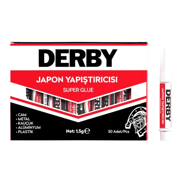 Derby Japon Yapıştırıcı 1.5 gr 50 Adet