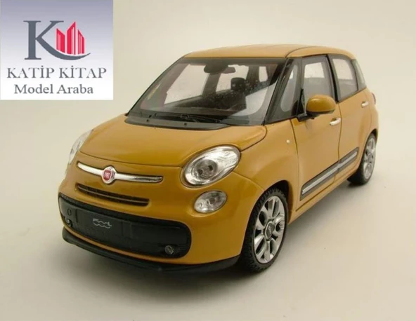 Welly 2013 Fiat 500L Sarı 1/24 Model Araba
