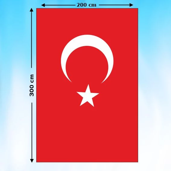 TÜRK BAYRAĞI _300X200 cm