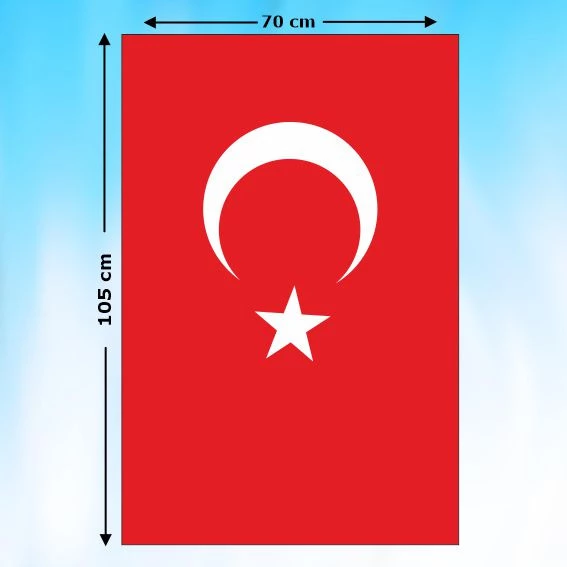 TÜRK BAYRAĞI 105X70 cm