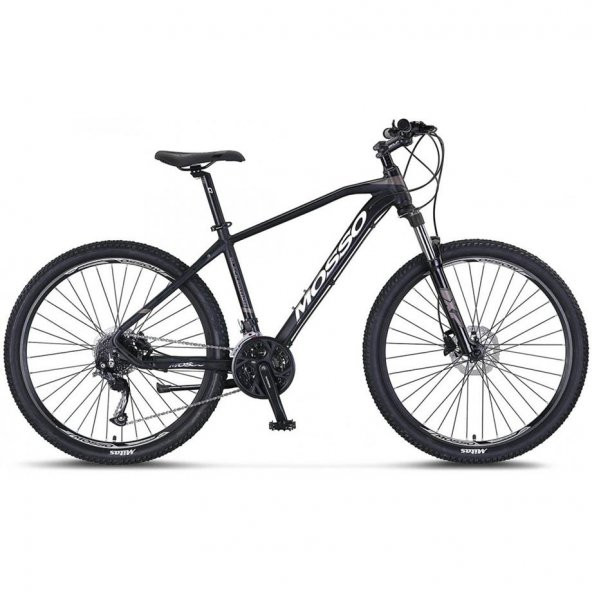 MOSSO BLACK EDITION-27.5-H-ALTUS DAĞ BİSİKLETİ 408H 27,5 JANT 27 VİTES SIYAHSILVER - 1