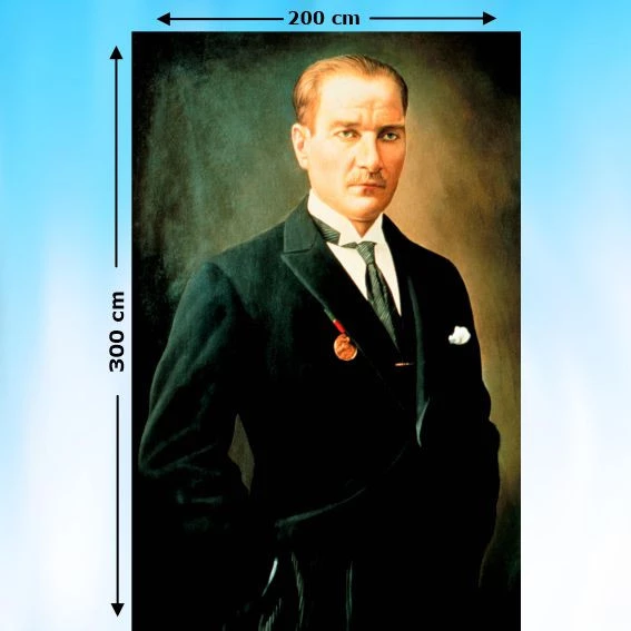 ATATÜRK RESMİ 300X200 cm