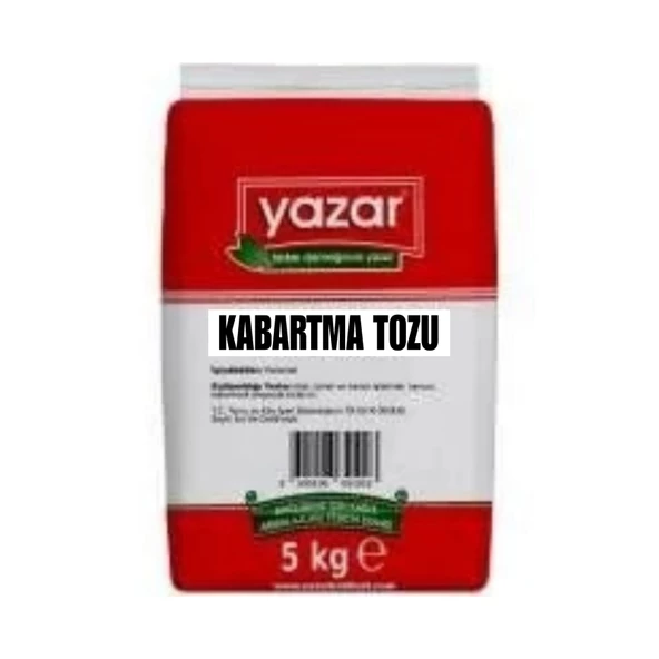 Yazar Baharat Kabartma Tozu 5 Kg x 4 Paket