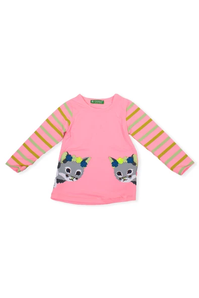 Kız Çocuk Tunik Elbise - Resim 7