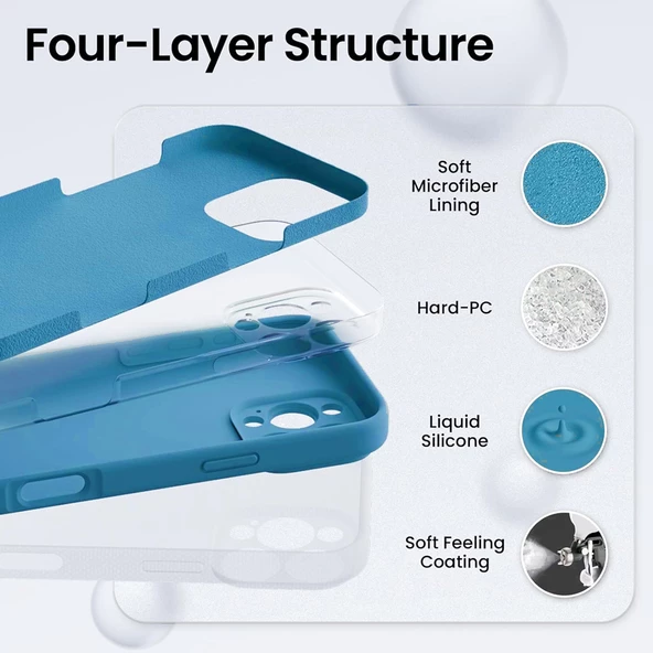 iPhone 16 Pro Max Kılıf Kamera Korumalı Lansman Silikon Kapak - 9
