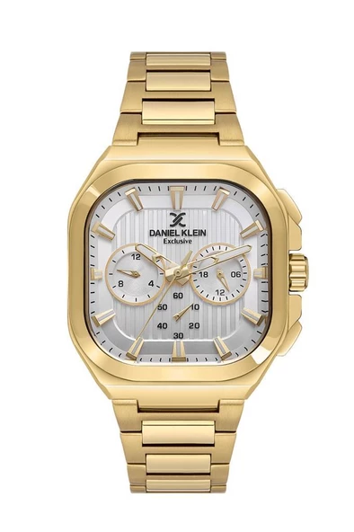 DANIEL KLEIN DK102-DK.1.13903-7 ALTIN KAPLAMA KARE ERKEK KOL SAATİ