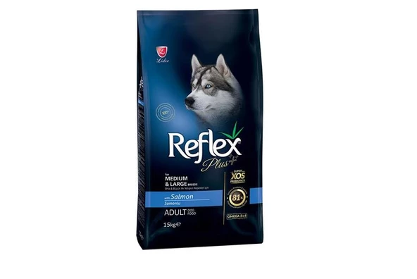 REFLEX PLUS SOMONLU YETİŞKİN KÖPEK MAMASI 15KG