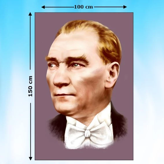 ATATÜRK RESMİ 150X100 cm