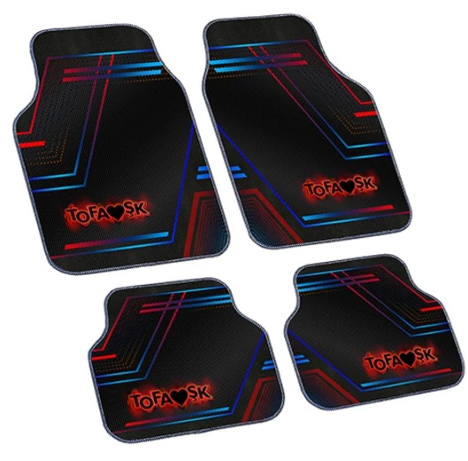 Tofaş Uyumlu Baskılı Pvc Halı Paspas Üniversal Uyumludur - 2