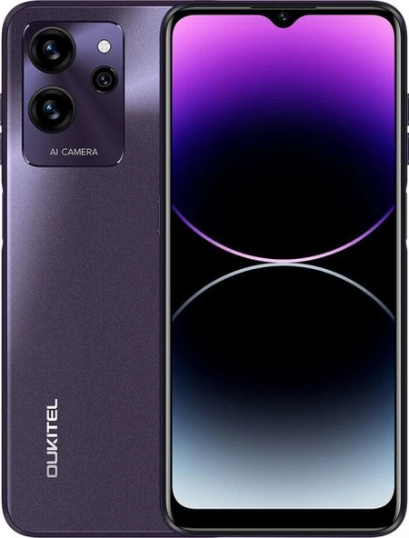 Oukitel C32 128 GB 8 GB Ram (Oukitel Türkiye Garantili) Mor - 1