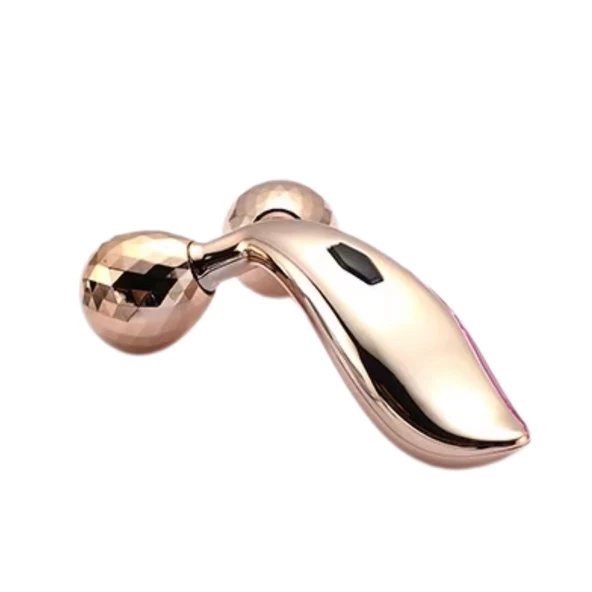 3D Yüz Masaj Aleti Cilt Sıkılaştırıcı Selülit Masaj Roller Gold Renk ürün görseli